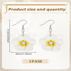 1 пара сережек-подвесок из полимерной глины в стиле бохо&nbsp;EJEW-LP0007-109