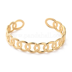 Bracelets manchettes en acier inoxydable 304 pour femmes&nbsp;LS-BJEW-K263-05G-02