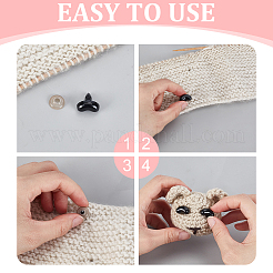 Наборы для изготовления пластиковых кукольных глаз и носов&nbsp;DIY-GA0008-22