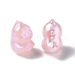 УФ-покрытие радужными переливающимися акриловыми бусинами&nbsp;PACR-M003-15