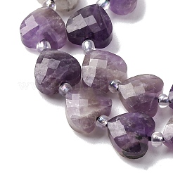 Природный аметист нитей бисера G-P570-E17-01