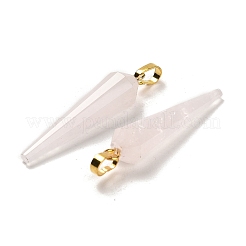 Quarzo rosa naturale ha ciondoli&nbsp;G-D089-01G-06