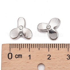 Perles coulissantes de lettre pour la fabrication de bracelet de montre&nbsp;X-ALRI-O012-Y-NR