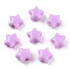 Непрозрачные акриловые бусины&nbsp;MACR-T047-01-08