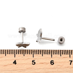 Boucles d'oreilles à tige en acier inoxydable 304&nbsp;EJEW-H161-01P-D