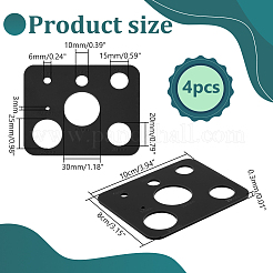 Шаблон глаз куклы из акрила&nbsp;DIY-WH0580-39D