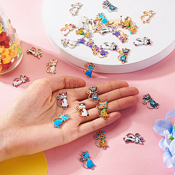 32шт 16 стиля подвески из сплава с эмалью&nbsp;FIND-TA0004-80