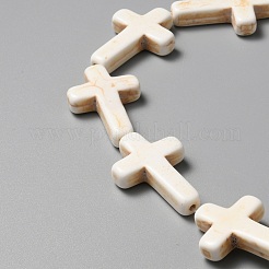 Fili di perline howlite naturale&nbsp;G-WH0016-36B