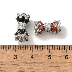 Покрытие стойки латунные стеклянные подвески с кубическим цирконием&nbsp;KK-S368-03P