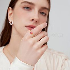 1 шт. 925 регулируемые фурнитуры для колец из стерлингового серебра&nbsp;RJEW-HS0001-01G