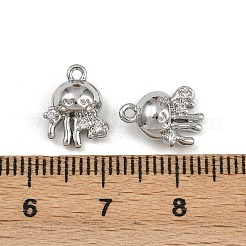 Латунные микро проложить кубического циркония подвески&nbsp;KK-K407-17P