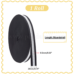 50 ярд ленты из полиэстера в полоску&nbsp;OCOR-WH0045-04B