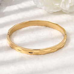 Браслеты на шарнирах из кованой нержавеющей стали 304&nbsp;BJEW-D408-14G