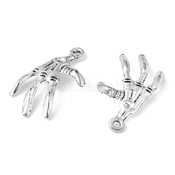 Skeletthandanhänger aus tibetischem Legierungsskelett für Halloween&nbsp;LF1287Y
