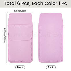 Astuccio rettangolare in pelle&nbsp;DIY-CL0001-70C