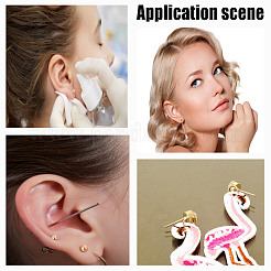 5 пара 925 серебряных сережек-гвоздиков FIND-GO0002-66RG