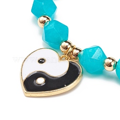 Bracelet extensible en jade naturel&nbsp;BJEW-JB08525-03