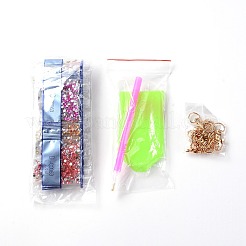 Kits de trousseau de peinture au diamant bricolage&nbsp;DIY-WH0227-10