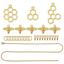 Creazione di collana a nido d'ape fai da te&nbsp;DIY-TA0002-87G