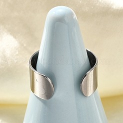 Anillos de puño abiertos de acero inoxidable quirúrgico 316&nbsp;RJEW-F170-01P-02