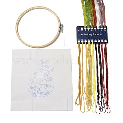 DIY Pilzmuster-Stickerei-Starter-Kits&nbsp;LS-DIY-L068-01C