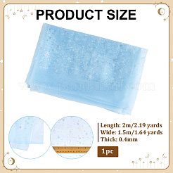 Tessuto di nylon con motivo a stelle&nbsp;DIY-PH0038-37C