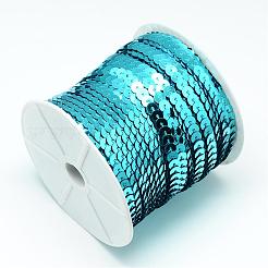 Kunststoffperlen pailletten&nbsp;PVC-Q085-6mm-2259
