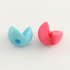 Непрозрачный акрил в сочетании бусы&nbsp;SACR-Q099-M66