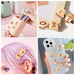 50 шт. 5 стиля кофейная тема непрозрачная смола декоден кабошоны&nbsp;FIND-CJ0011-15