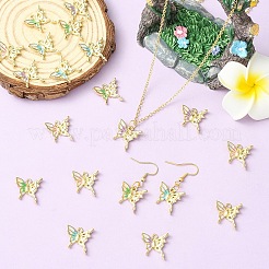 20pcs 4 pendentifs en alliage de couleurs&nbsp;ENAM-YW0009-41