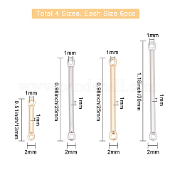 40 шт. 4 латунных звена/соединители&nbsp;KK-CN0001-68