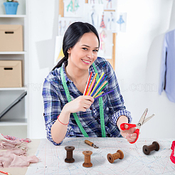 30 шт. 2-х цветные деревянные пустые катушки для проволоки&nbsp;TOOL-ME0001-04