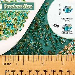 45 g di perline di vetro trasparenti per pittura da forno&nbsp;SEED-SZ0001-028C