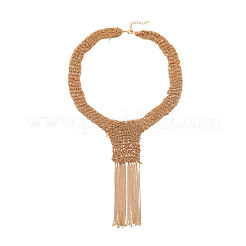 Colliers plastron à pompons multi-rangs en alliage pour femmes&nbsp;WG6F2C6-01