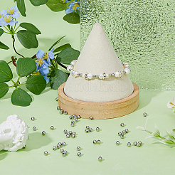 Круглые бусины из нержавеющей стали 304 с прострочкой&nbsp;STAS-DC0015-81A