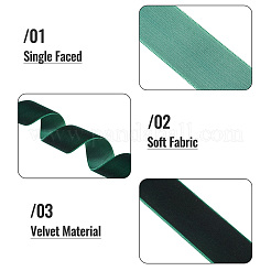 Ruban de velours simple face de Noël de 25 mètre&nbsp;OCOR-YS0001-10