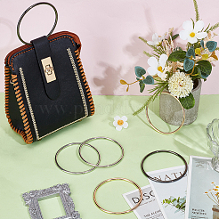 6 шт. двухцветные железные ручки для сумок&nbsp;FIND-PH0026-43A