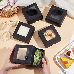 Квадратные подарочные коробки для хранения крафт-бумаги&nbsp;CON-WH0095-100B-02