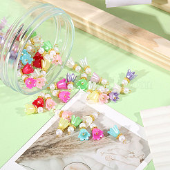 60 pz pendenti in acrilico e plastica&nbsp;PALLOY-CA00040