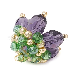 Прозрачные стеклянные подвески&nbsp;PALLOY-MZ00720-06