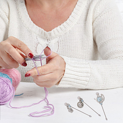 27 шт. 3 шт. штифтов с железной головкой&nbsp;DIY-GO00006