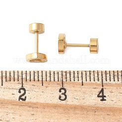 Серьги-гвоздики из нержавеющей стали 304 для женщин&nbsp;LS-EJEW-E603-05E-G