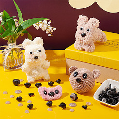 70 пакет 6 стиля овальный нос из смолы&nbsp;DIY-GA0008-23A