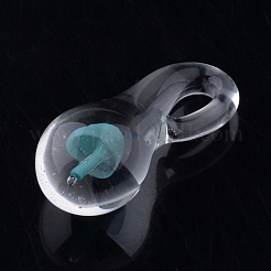 Подвески ручной работы стеклянные бусины&nbsp;X-LAMP-Q028-12B