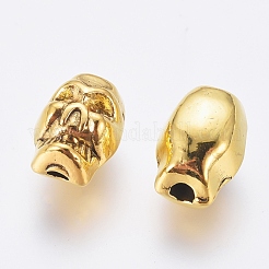 Perle in lega di metallo stile tibetano&nbsp;PALLOY-B731-AG