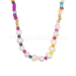 Богемное ожерелье ручной работы из смолы конфетных цветов и бусин&nbsp;WG2740-1