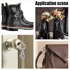 12 шт. 6 стильные подвески для обуви из сплава&nbsp;HJEW-GO00250