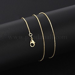 Ожерелья-цепочки из латуни для женщин&nbsp;NJEW-D302-42G