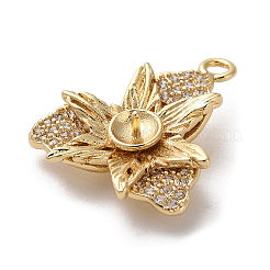 Стойки обшивки латунь кубического циркония подвески&nbsp;KK-M267-11G