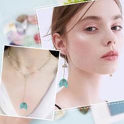 24 шт. 12-цветные градиентные подвески из непрозрачной и прозрачной смолы&nbsp;RESI-OC0001-59